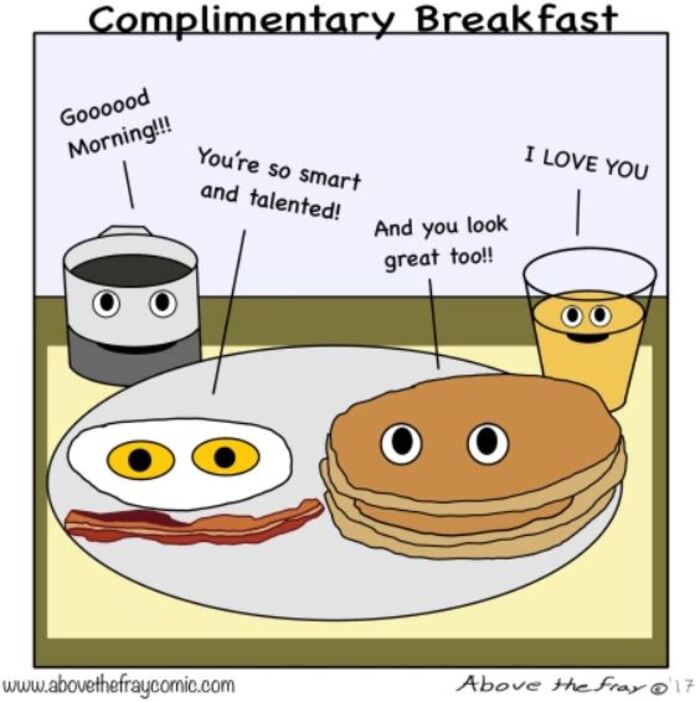 Pancake Puns - Complimentary Breakfast