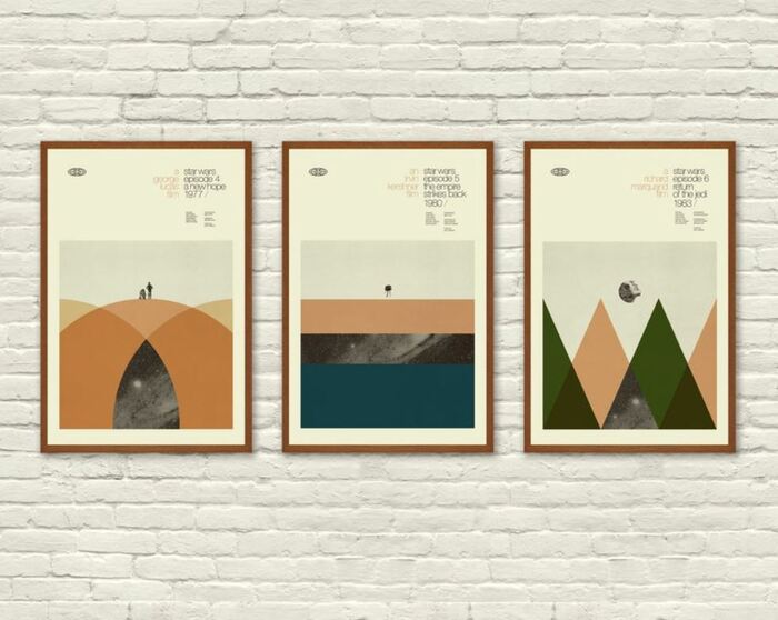 Star Wars Gifts - Retro Movie Poster Series