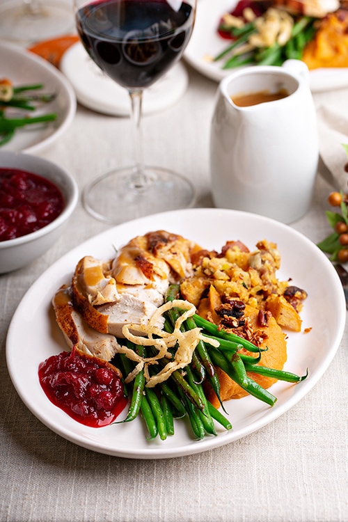 Thanksgiving Jokes - Dinner Plate