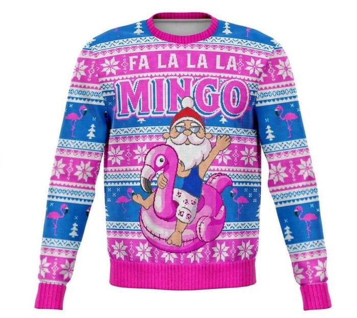 Ugly Christmas Sweaters - Fa la la la Mingo