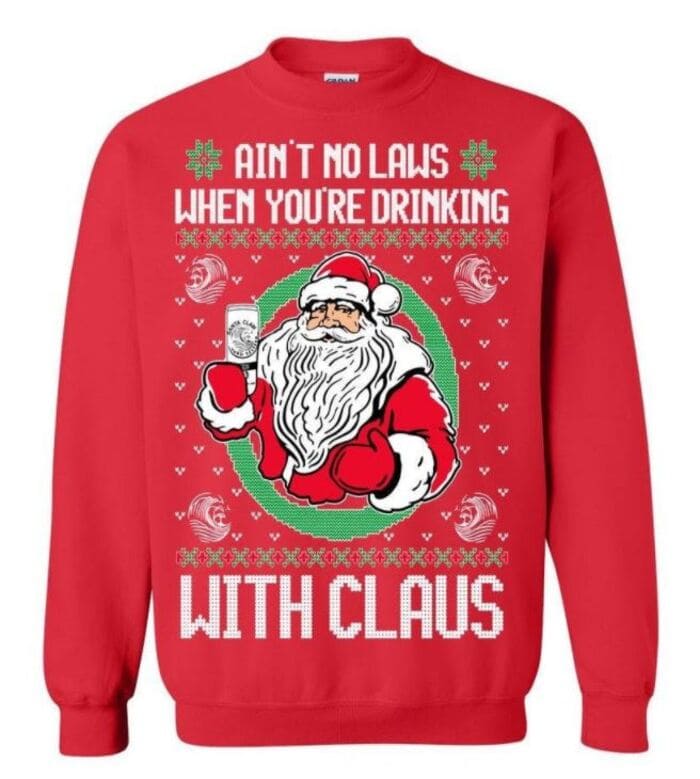 Ugly Christmas Sweaters - White Claw