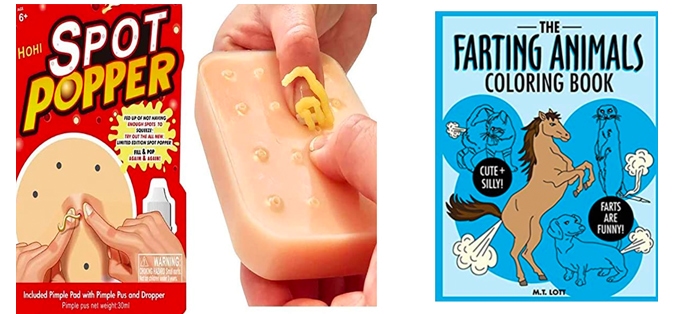 Which Would You Rather - Pimple Popper and Farting Animals Coloring Book