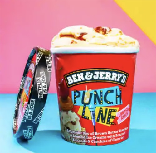 Ben & Jerry's Punch Line Netflix Ice Cream - Pint