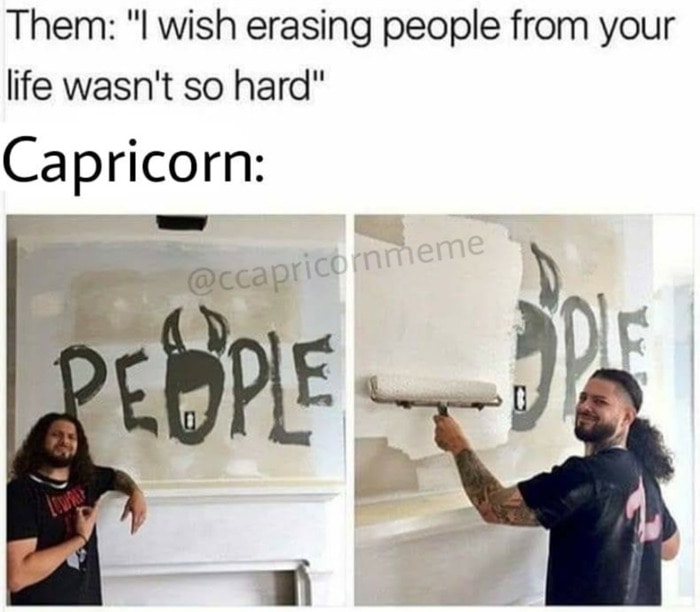 Capricorn Memes - Erasing
