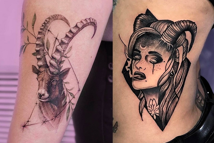 16 Capricorn Tattoos You Ll Be Determined To Get Next Let S Eat Cake