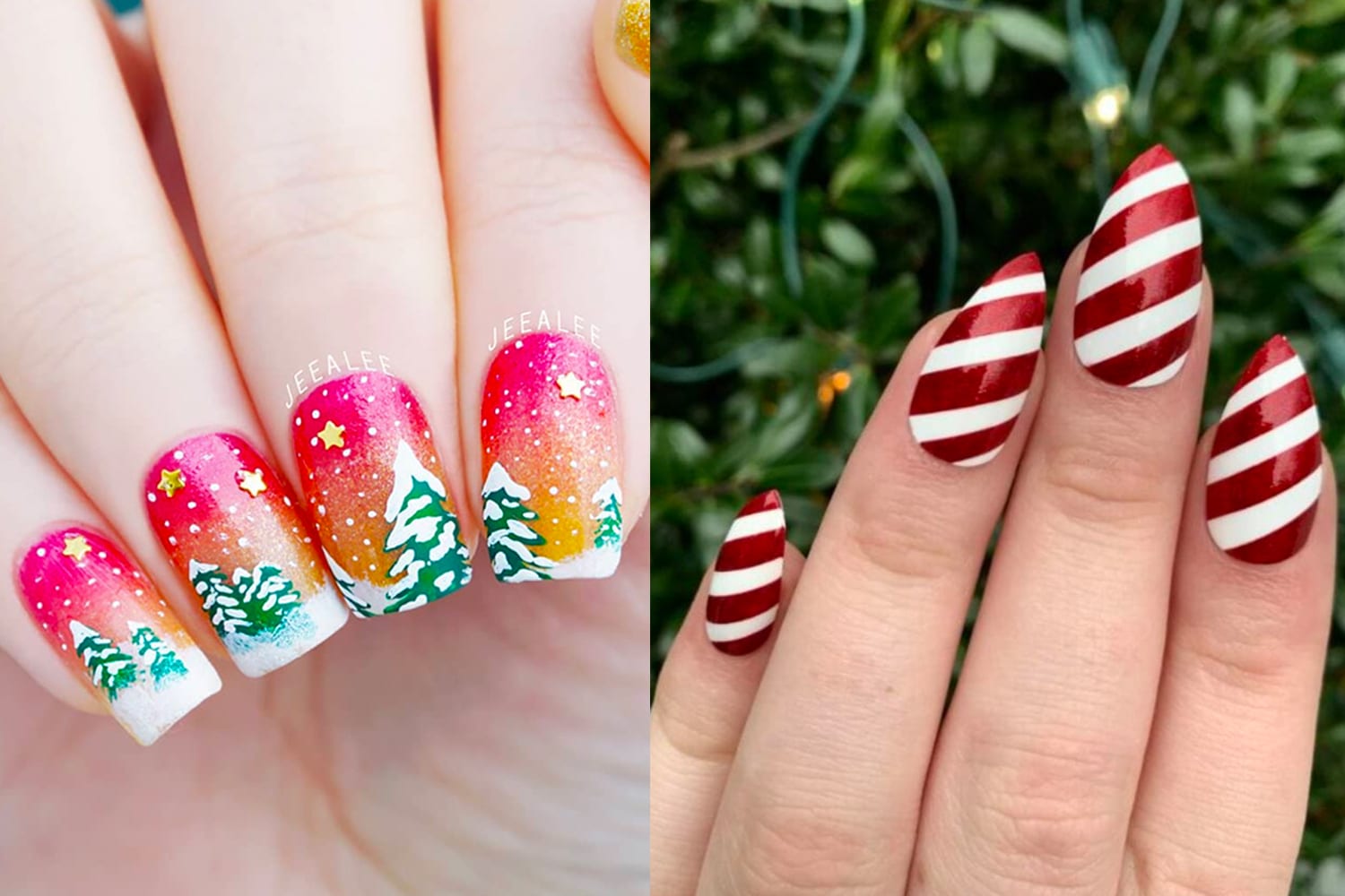 Christmas SNS Nail Design Ideas - wide 1