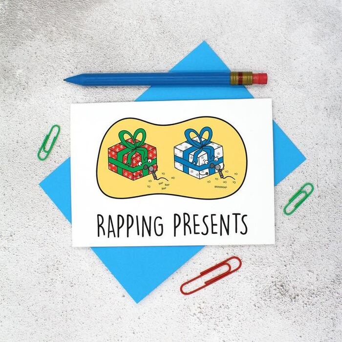 Christmas puns - Rapping Presents