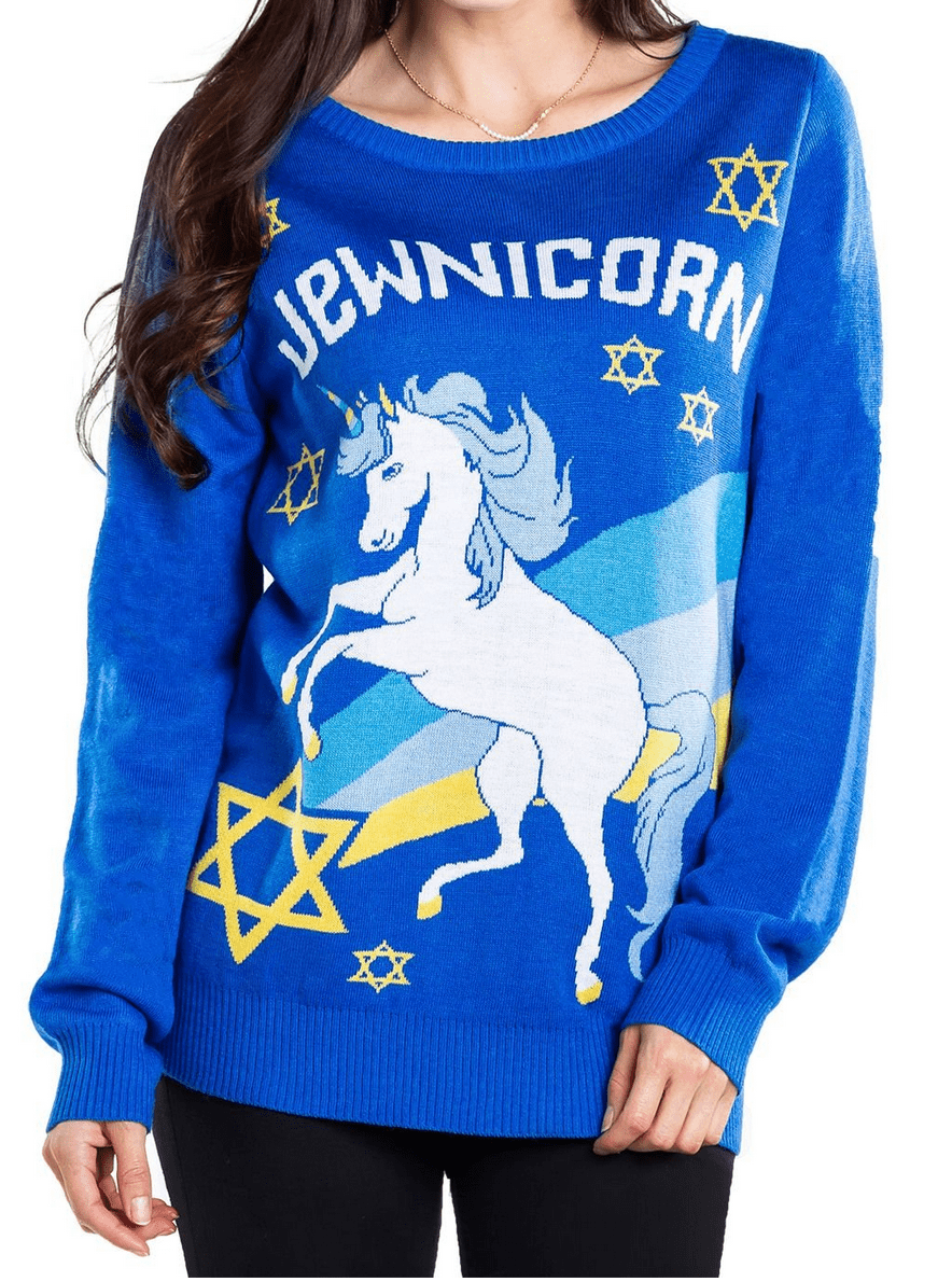 Hanukkah Puns - Jewnicorn