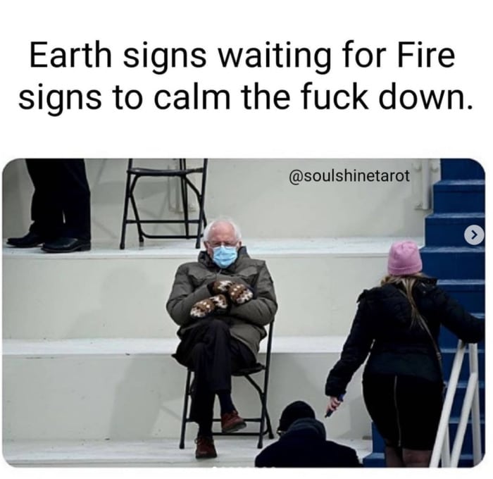 Bernie Sitting Memes - Virgo