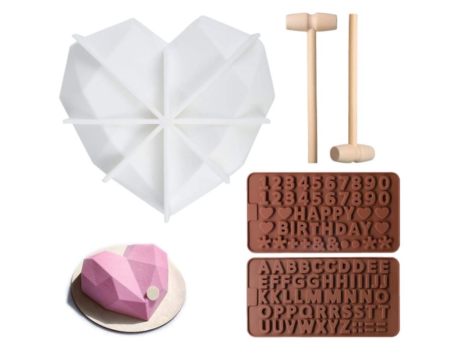 Breakable chocolate hearts - custom make fit