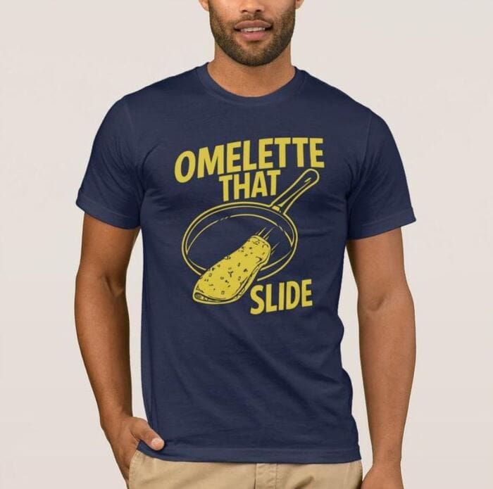 Breakfast puns - Omelette that slide