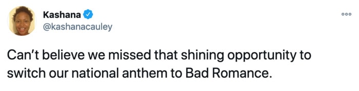 National Anthem - lady gaga bad romance