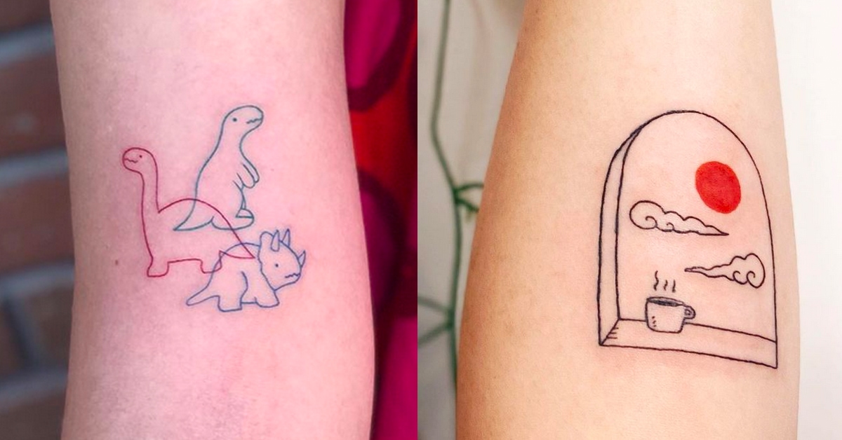 These Minimalist Tattoos Prove That Sometimes Less is More - Let's Eat Cake