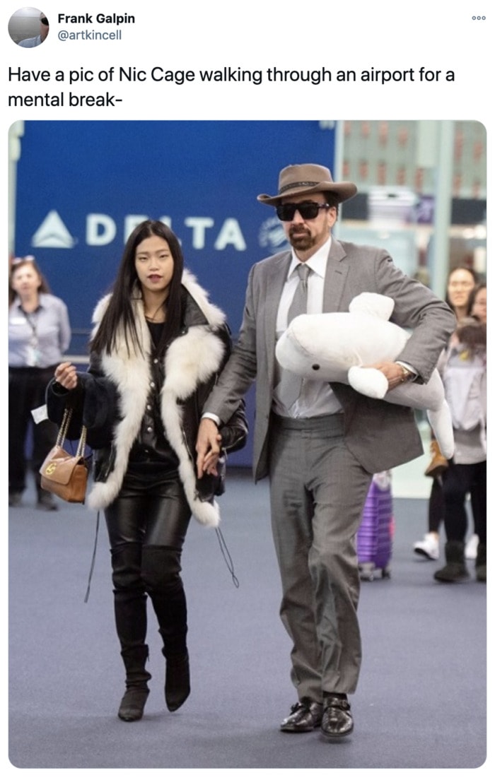Nicolas Cage Outfits - Whale