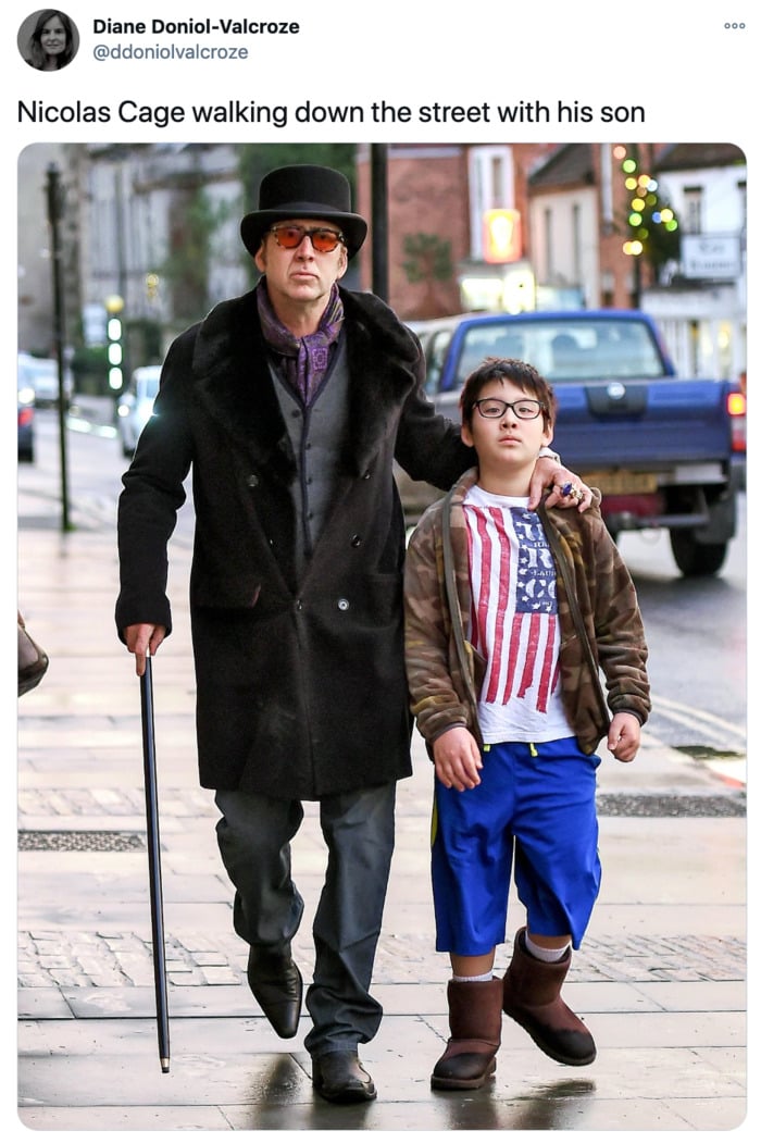 Nicolas Cage Outfits - Scrooge
