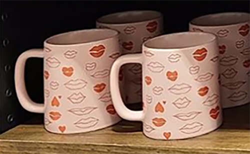 Starbucks Valentine Cups 2021 - Pink Mug with Lips