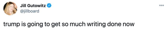 Trump Getting So Much Writing Done