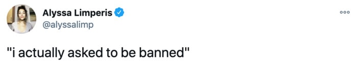Trump Twitter Ban - I asked