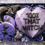 Breakable Chocolate Hearts - Purple Witch
