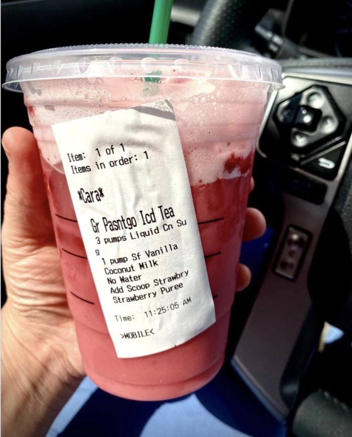 starbucks valentines day drinks - red drink