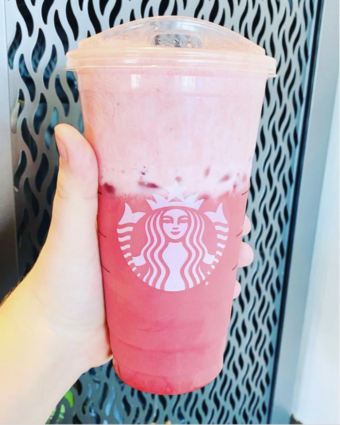 starbucks valentines day drinks - love on the rocks