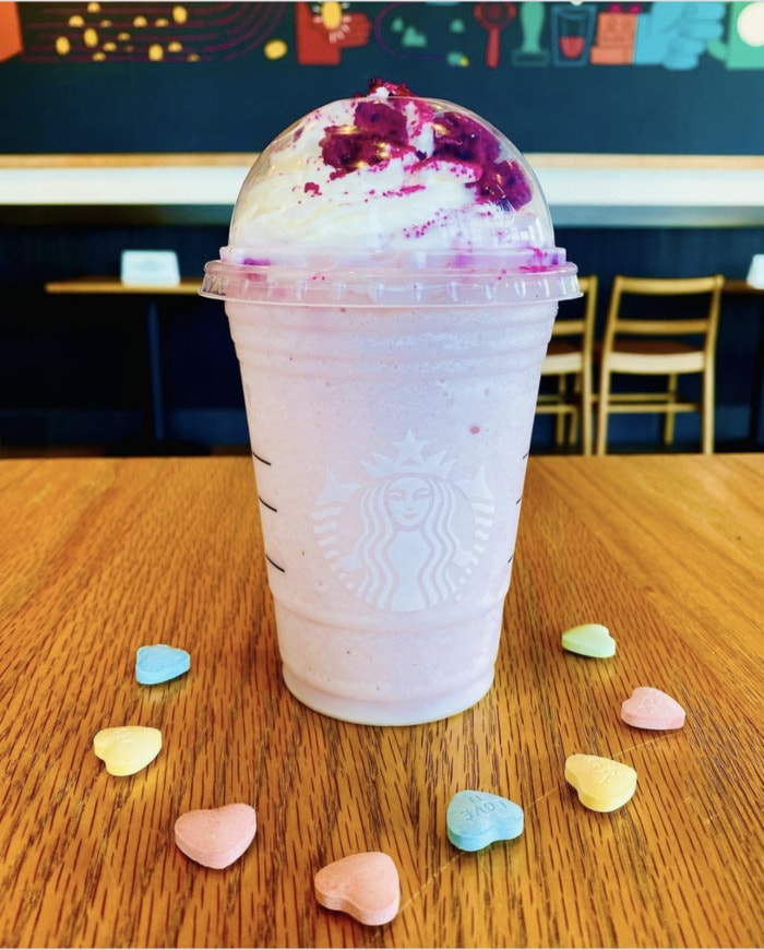 Starbucks Valentine's Day Drinks - L.O.V.E. Frappuccino