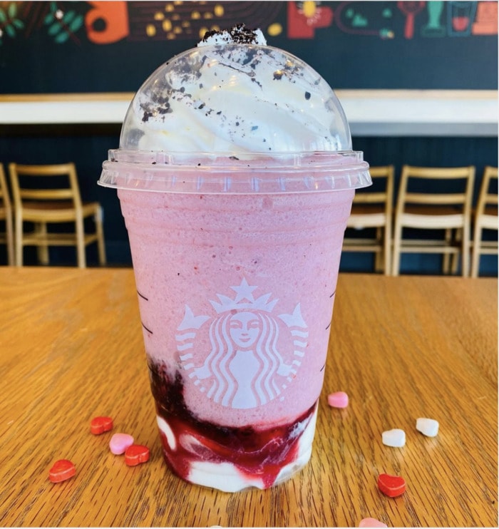 starbucks valentines day drinks - Heartbreaker frappuccino