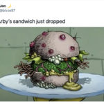 Arby's Mountain Meat Sandwich Funny Tweets - Spongebob