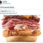 Arby's Mountain Meat Sandwich Funny Tweets - Secret