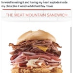 Arby's Mountain Meat Sandwich Funny Tweets - Michael Bay