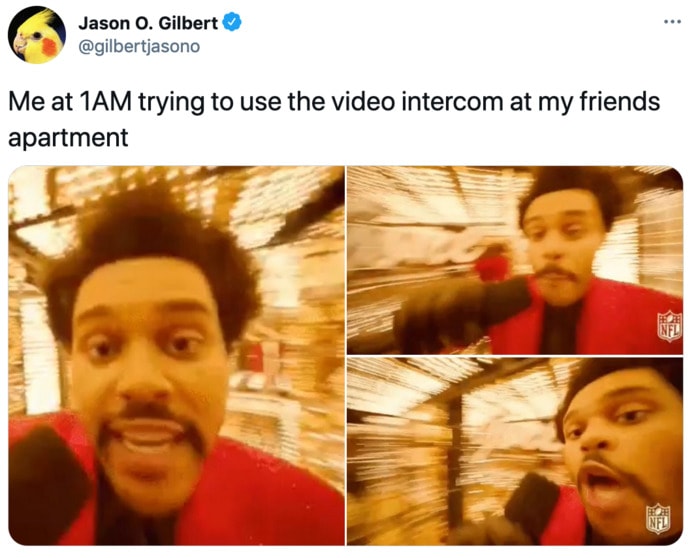 Super Bowl Tweets - weekend video conference