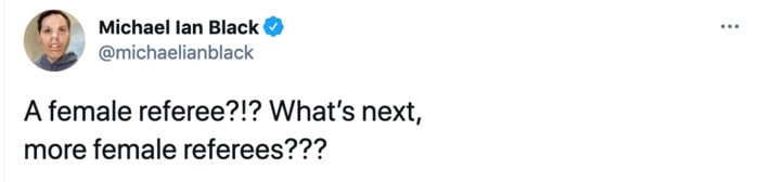 Super Bowl Tweets - female referees