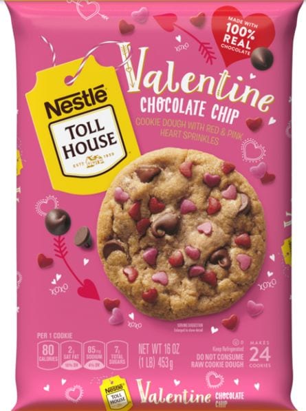 Valentines Day Snacks - Nestle chocolate chip cookies