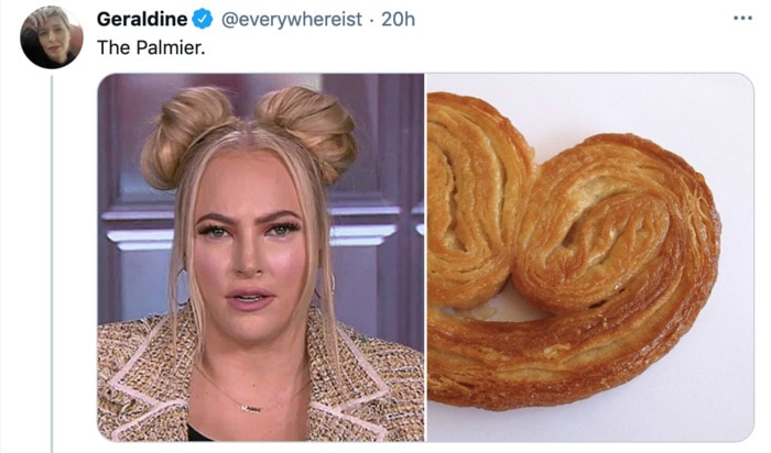 Meghan McCain Hairstyle as Dessert - Palmier