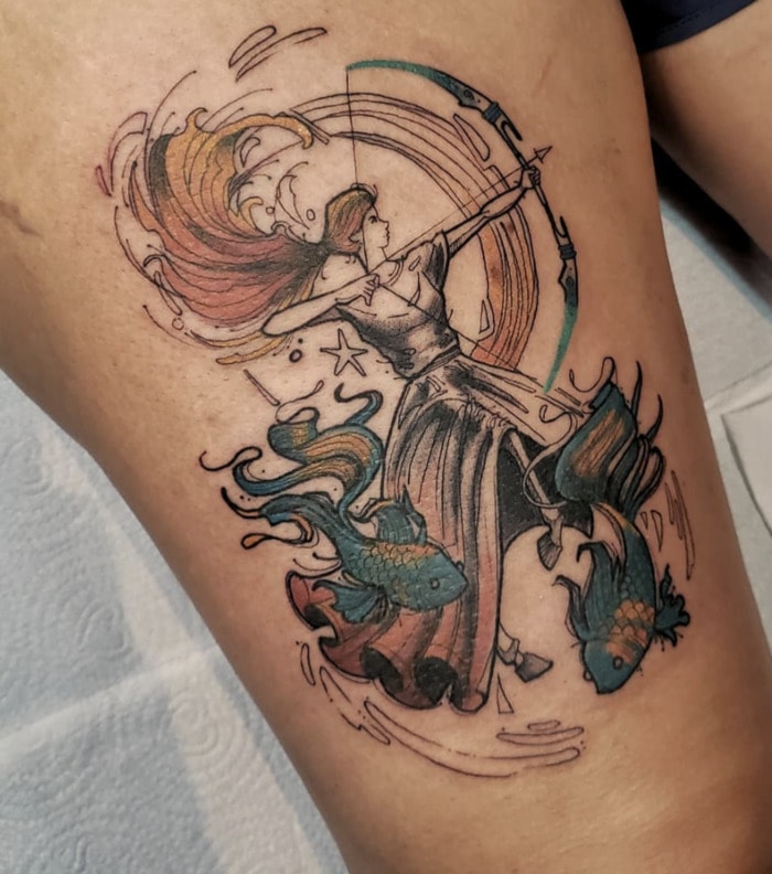 18 Pisces Tattoo Ideas Better Than Your Daydreams - Let's Eat Cake 18 Pisces Tattoo Ideas Better Than Your Daydreams - Let'S Eat Cake