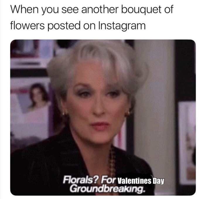 Valentines Day Memes - groundbreaking florals
