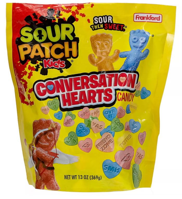 Valentines Day Snacks - sour patch