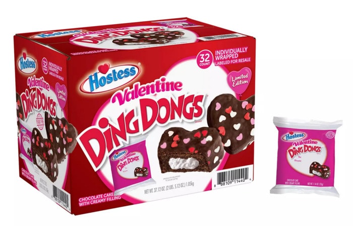 Valentines Day Snacks - ding dongs