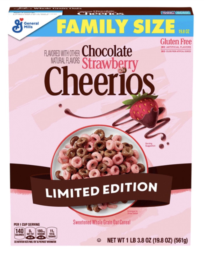 Valentines Day Snacks - chocolate cheerios