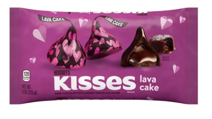 Valentines Day Snacks - lava cake kisses