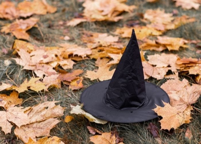 Halloween Instagram Captions - witch hat