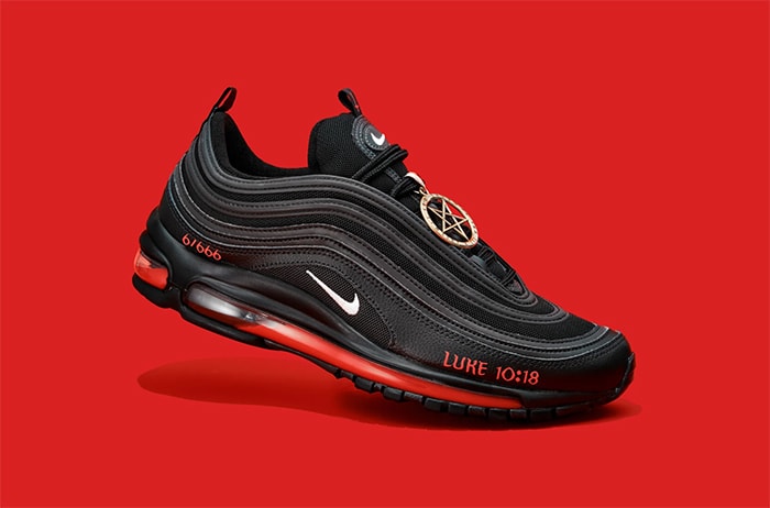 Lil Nas X Satan Shoes - side view