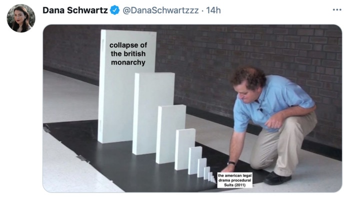 Oprah Interview with Megan Harry Twitter Reactions - Suits Dominos