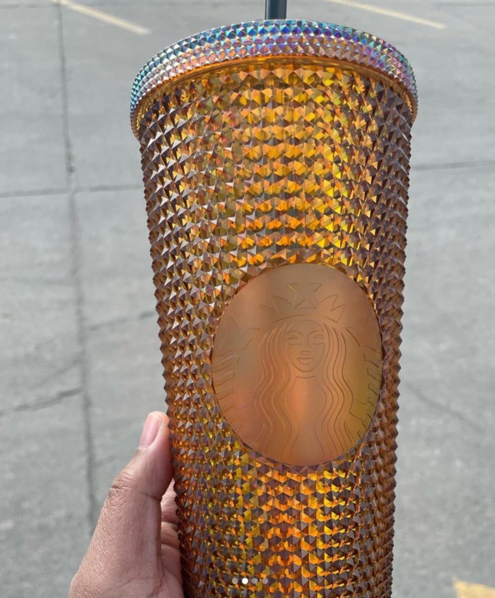 Starbucks Gold Studded Seasonal Cup