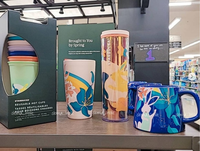 Starbucks Spring Cups - Bunny Tumblers and Hot Cups