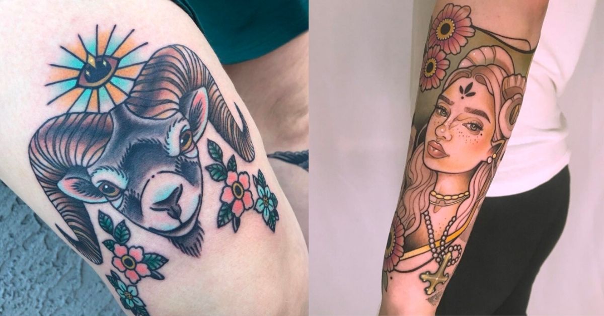 Aries Tattoos to Show Off Your Fiery Passion - Let's Eat Cake Aries Tattoos to Show Off Your Fiery Passion - Let's Eat Cake