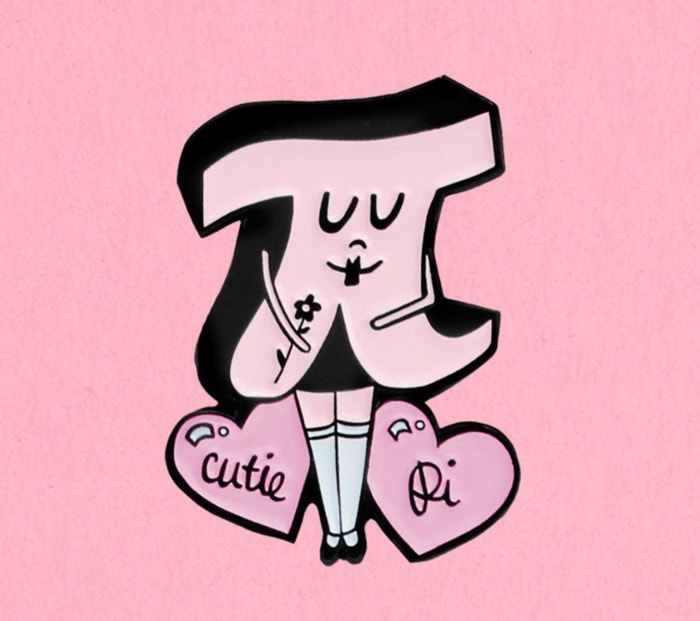 Pie Puns - Cutie Pi pin