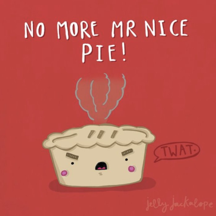 Pie Puns - no more Mr. Nice Pie