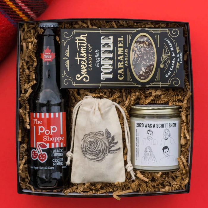 Schitt's Creek Gifts - Binge watching Netflix box