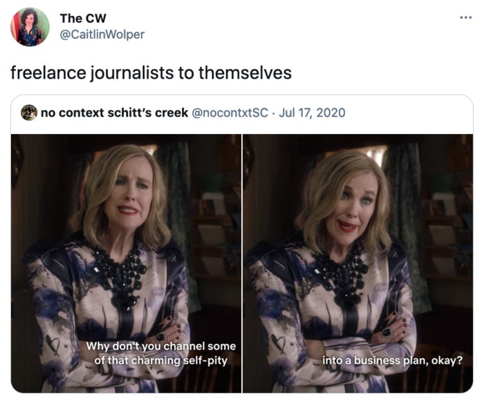 Schitt's Creek memes - charming self pity